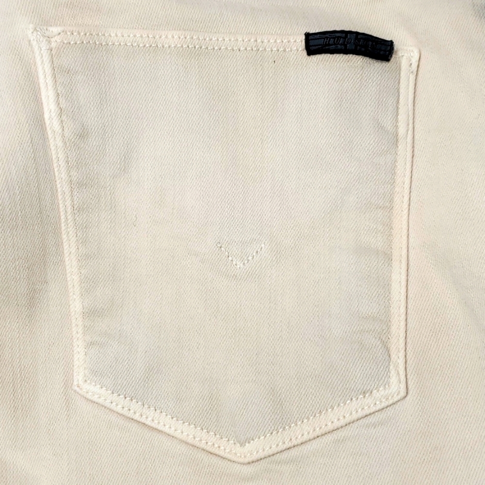 HUDSON Nico Midrise Ankle Supmer Skinny Jeggings 32 Cream NWOT Womens - Picture 4 of 14